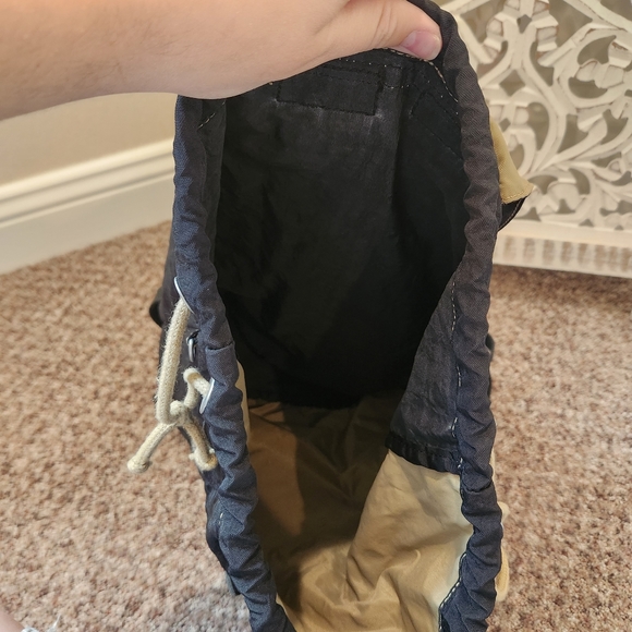 Kipling Vintage 90s Keeper Backpack Large Black Drawstring Buckle Zippers - Picture 9 of 11